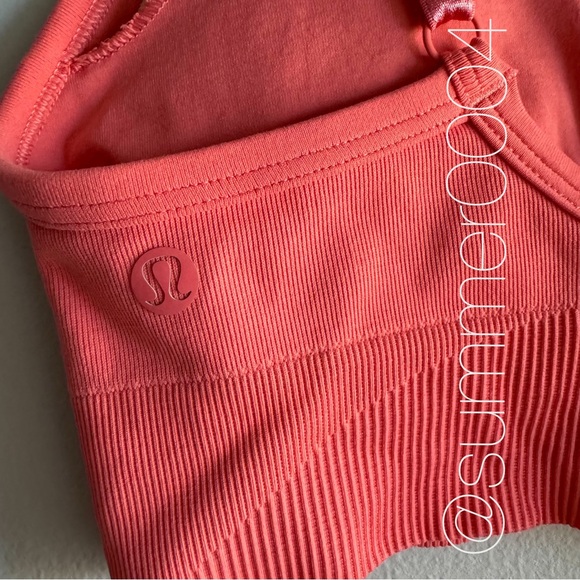 Lululemon Ebb to Street Bra C/D Cup Raspberry Cream 4 - Picture 7 of 8